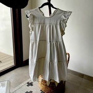White Denim Dress